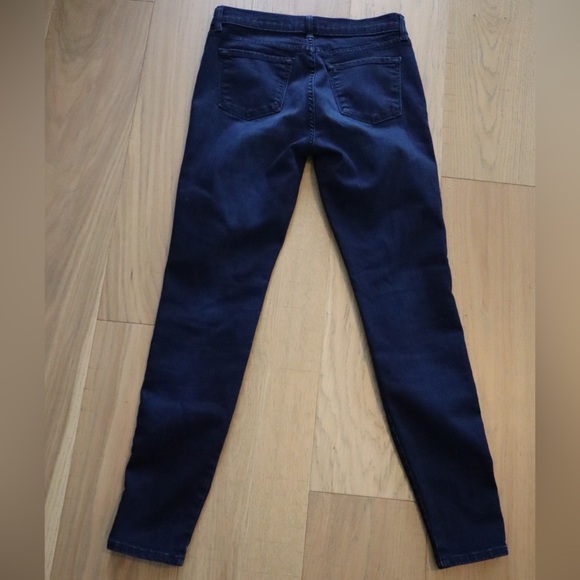 J Brand Dark Wash Skinny Jeans with Ankle Zips - Picture 2 of 5
